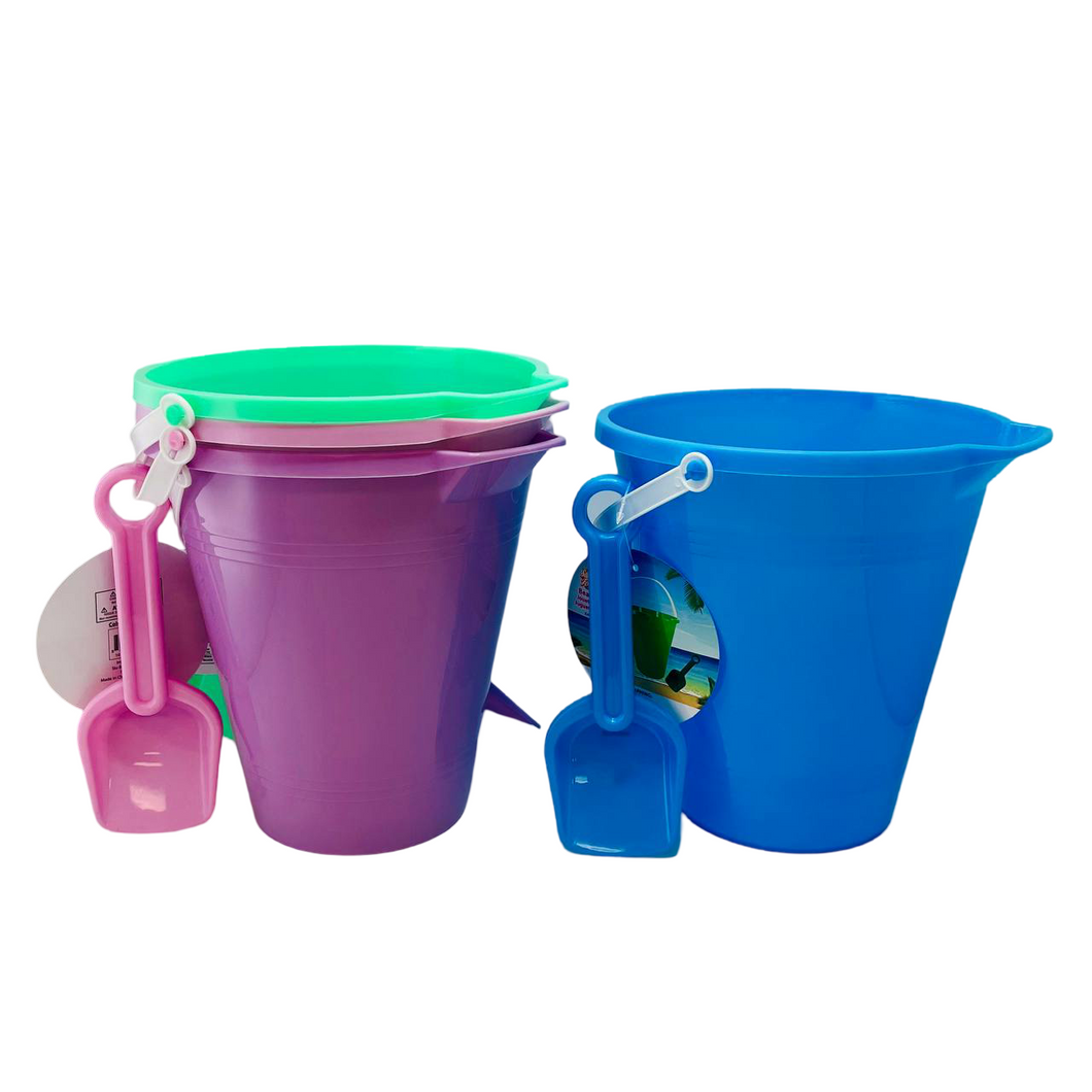 SUMMER JUMBO BEACH PAIL W/SHOVEL