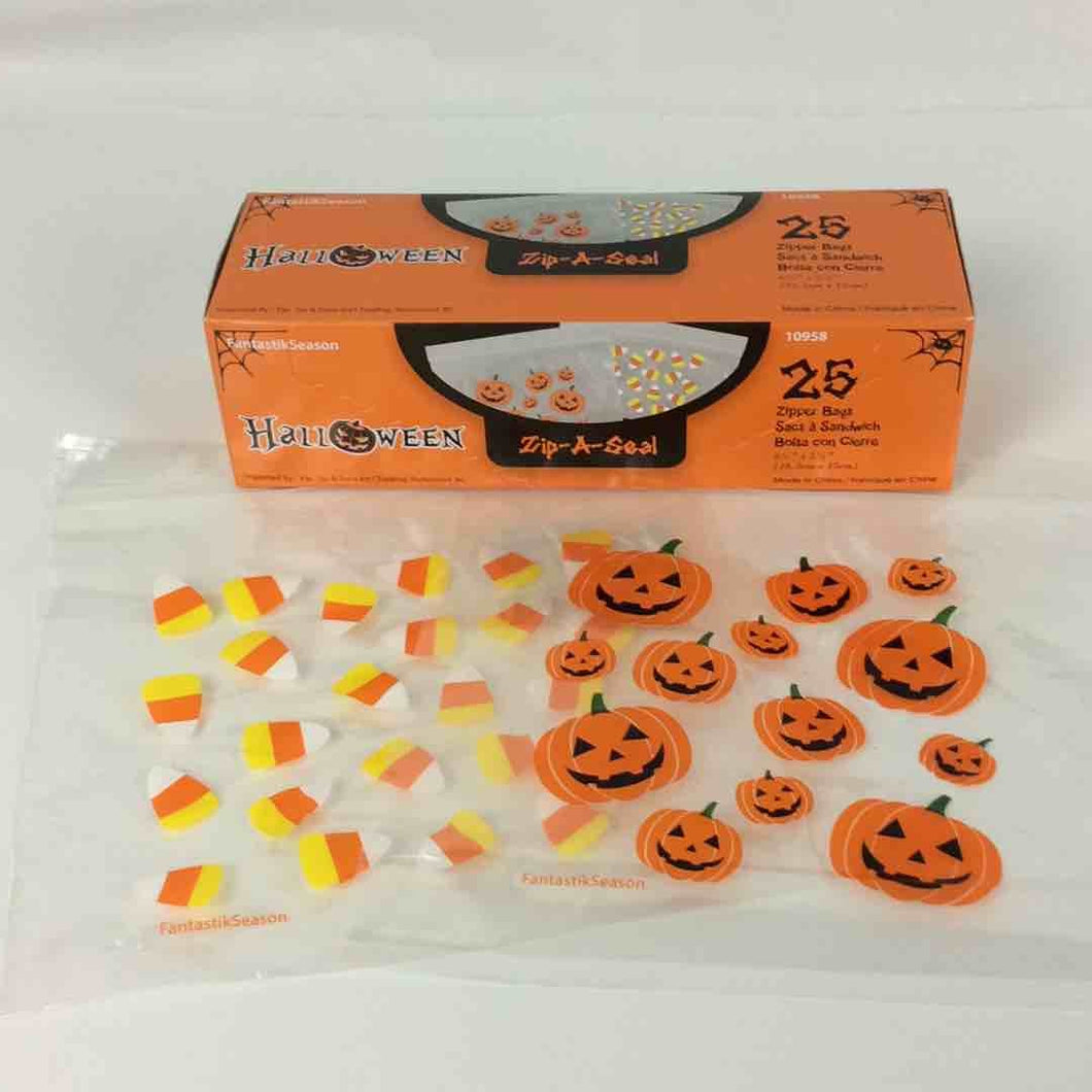 HAL CONSUMABLE ZIP-A-SEAL CANDY BAGS 25PCS