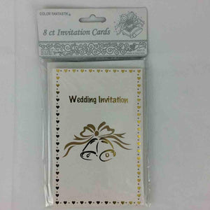 8pcs WEDDING INVITATION CARDS