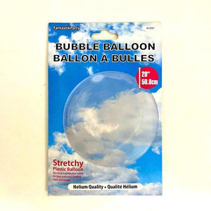 BALLOON BUBBLE BALLOON 20" TRANSPARENT