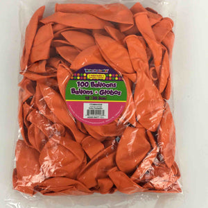 BALLOON LATEX BULK 12in 100pcs Orange