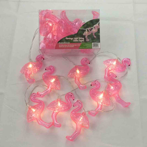 DECOR LIGHT-UP BUNTING FLAMINGO