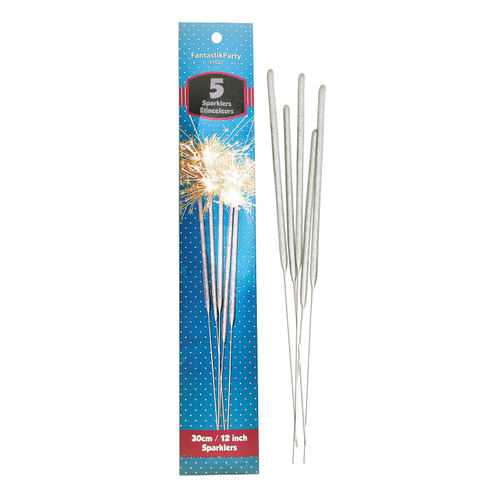 BIRTHDAY SPARKLERS 12in 5pcs