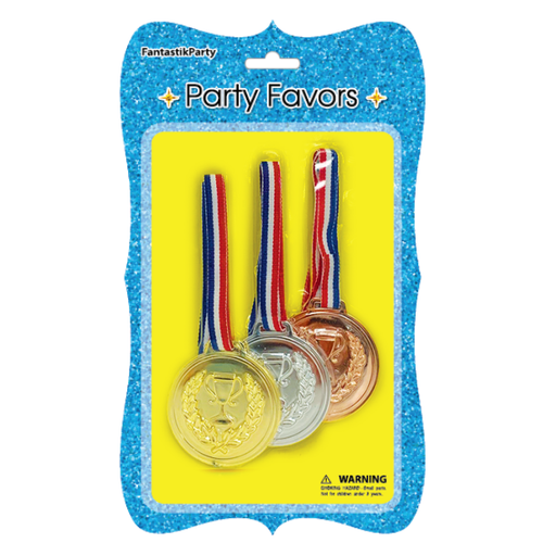 FAVORS BLISTER (DELUXE) LARGE MEDAL SET (G/S/B) 3pcs