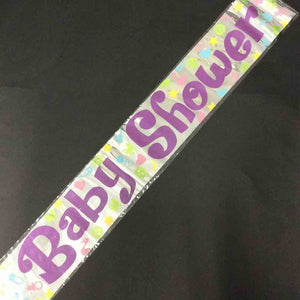 BANNER FOIL BABY SHOWER 12ft