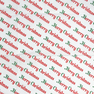 CMAS TISSUE 6PCS Merry Christmas Red Green 20in x 20in