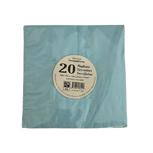 SOLID BABY BLUE NAPKIN LUNCH 20pcs