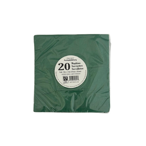 SOLID HUNT GREEN NAPKIN LUNCH 20pcs