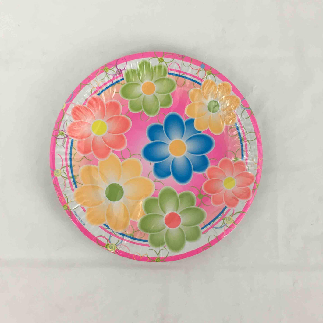 ENSEMBLE BLOSSOM PLATES 7in 8pcs