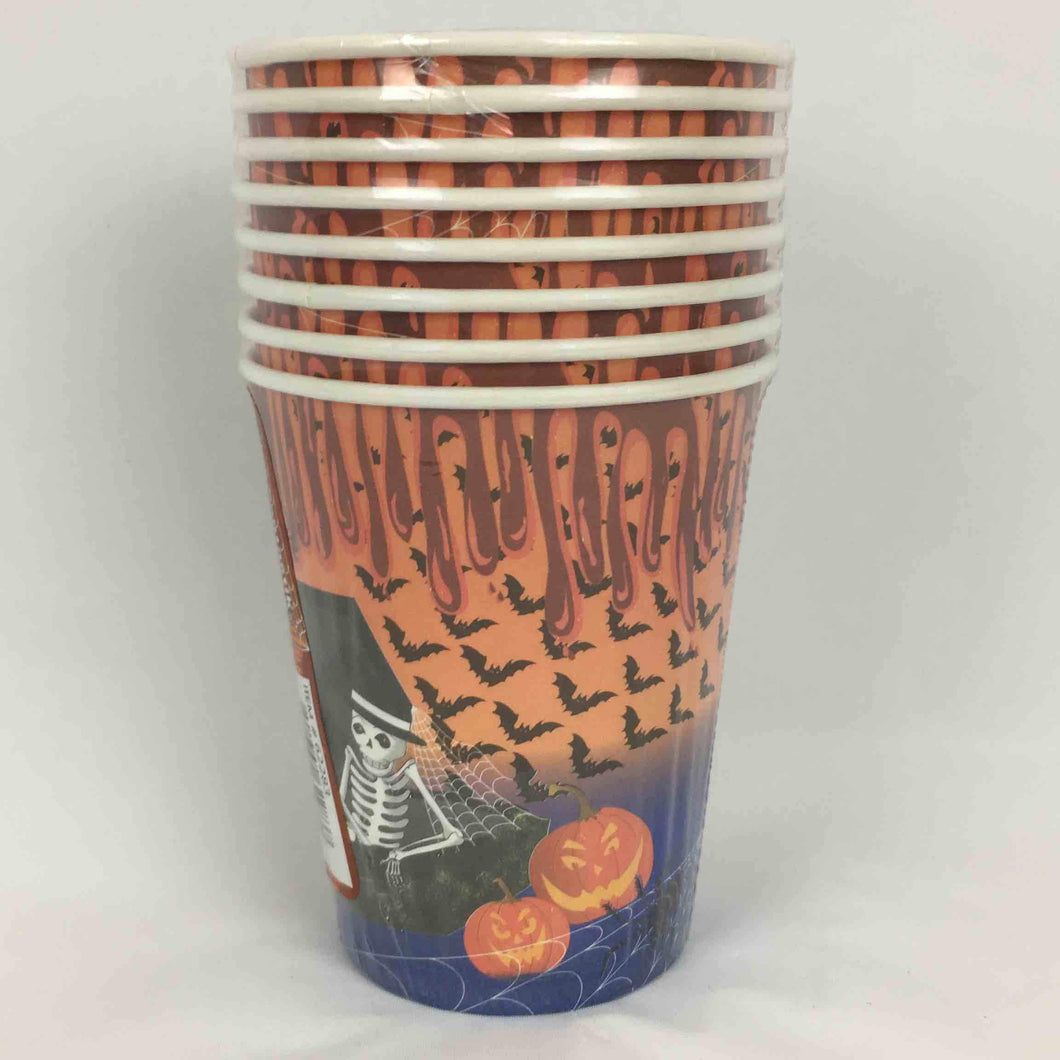 HAL ENSEMBLE Skeleton Paper Cups 9OZ 8PCS