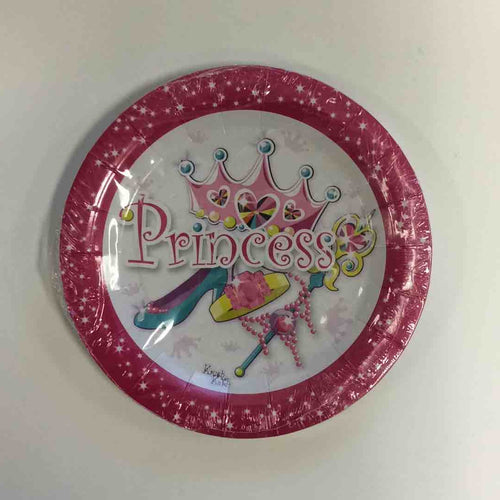 ENSEMBLE PRINCESS PLATES 7in 8pcs