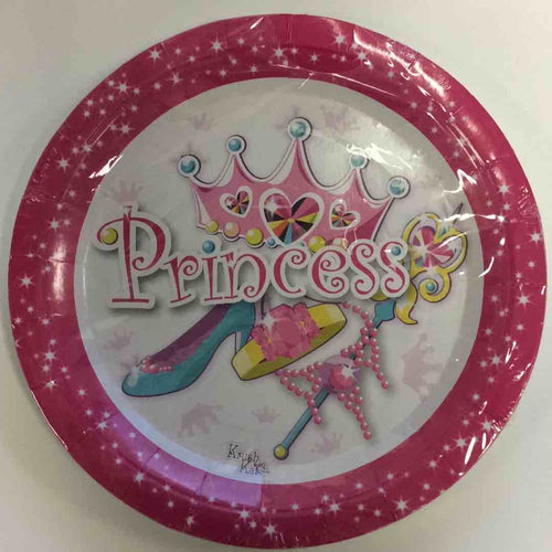 ENSEMBLE PRINCESS PLATES 9in 6pcs