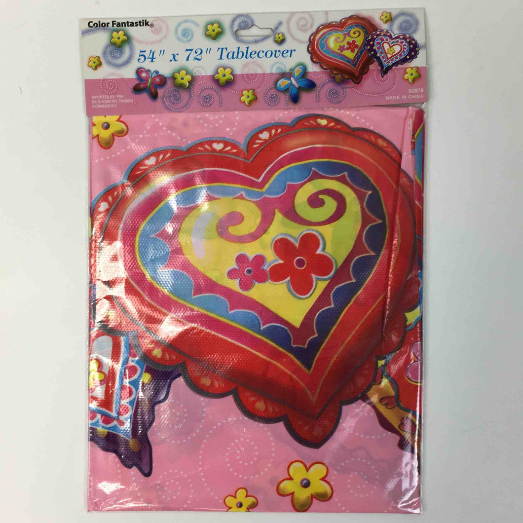 ENSEMBLE GIRL HEART TABLE COVER