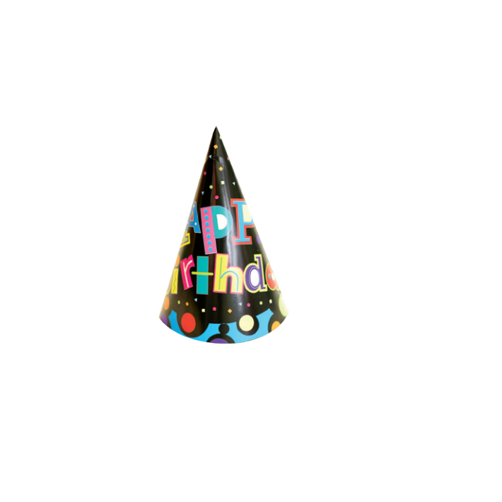 ENSEMBLE BIRTHDAY PARTY HATS 6pcs