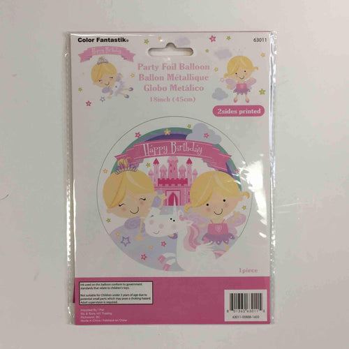 ENSEMBLE FAIRY BIRTHDAY FOIL BALLOON 18in