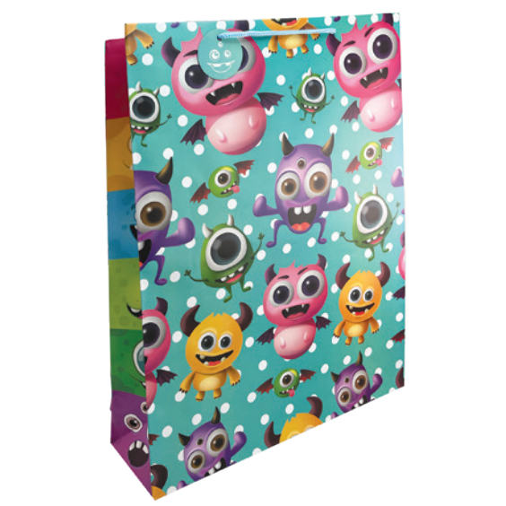 GIFT BAG BIRTHDAY XL MONSTERS