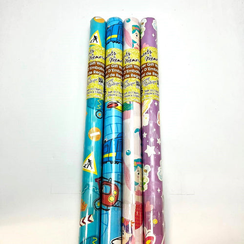 WRAP ROLL PAPER Youth Asst12.50Sqft