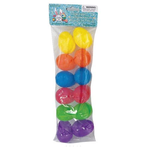 EASTER EGG FILLERS STANDARD 2.5IN 12PCS