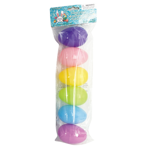 EASTER EGG FILLERS PASTEL 3.5IN 6PCS