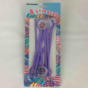 EASTER STIRRER W/ LASER EGGS 8PCS