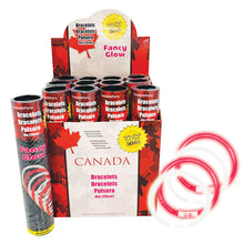 Load image into Gallery viewer, (Temp. Out of Stock)CANADA GLOW BRACELETS 8in 50pcs