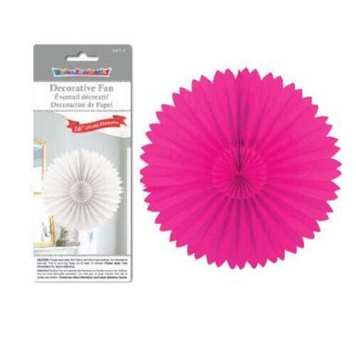 DÉCOR TISSUE FAN 1pc FUCHSIA