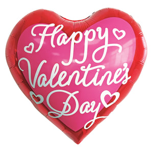 VAL DECOR BALLOON FOIL 18IN HAPPY VALENTINES DAY