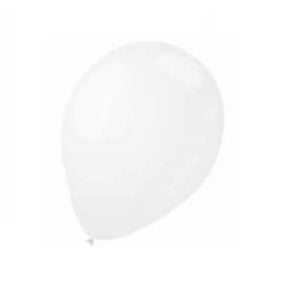 BALLOON LATEX COLOR 12in 15pcs White