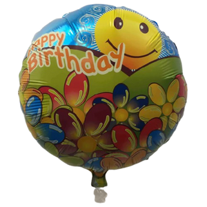 BALLOON FOIL ROUND 18" (Air-filled) Sunny Bday