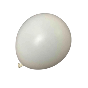 BALLOON LATEX COLOR 9in 25pcs White