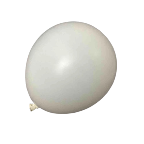 BALLOON LATEX COLOR 9in 25pcs White