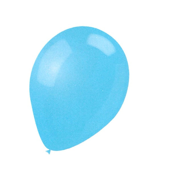 BALLOON LATEX COLOR 9in 25pcs Baby Blue