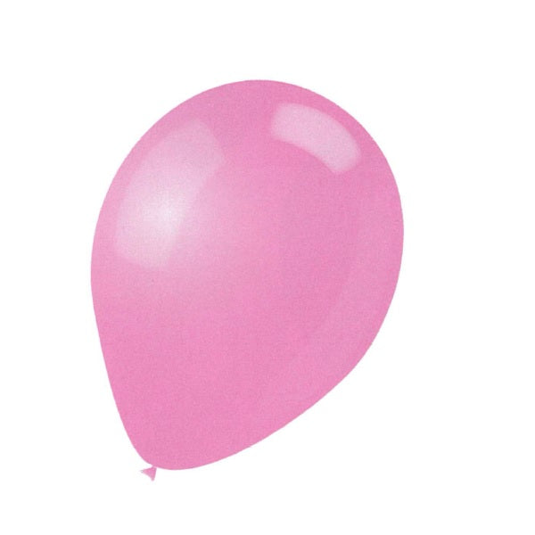 BALLOON LATEX COLOR 9in 25pcs Pastel Pink