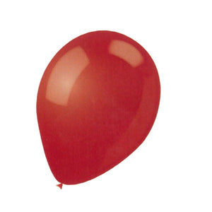 BALLOON LATEX COLOR 9in 25pcs Red
