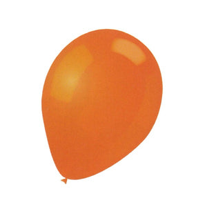 BALLOON LATEX COLOR 9in 25pcs Orange