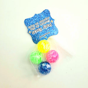 FAVORS NET BAG BOUNCY BALLS 4pcs