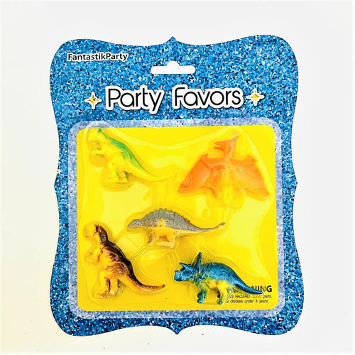 FAVORS BLISTER DINOSAURS 5PCS