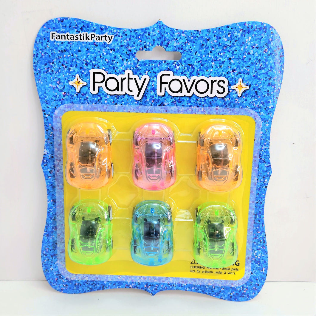 FAVORS BLISTER PULL-BACK CARS 5PC