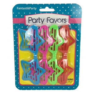 FAVORS BLISTER PARTY GLASSES 4pcs