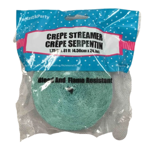 CREPE STREAMER BABY BLUE 81ft