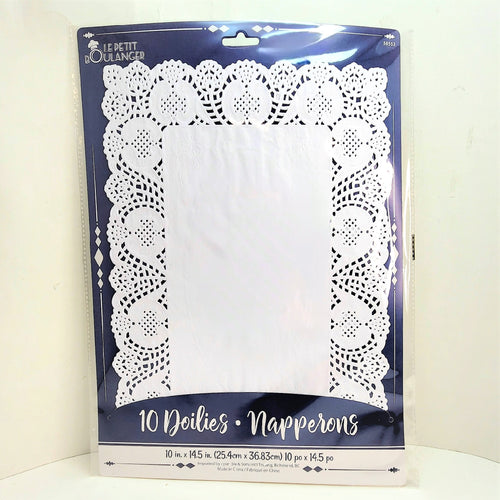 PAPER DOILIES  WHITE 10PCS 10