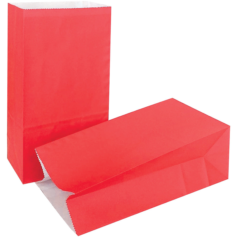 CONSUMABLE PAPER TREAT BAGS 10PCS RED