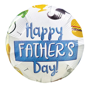 BALLOON FOIL ROUND 18" H FATHER'S DAY