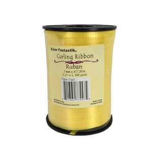 CURLING RIBBON IN SPOOL 500YD YELLOW