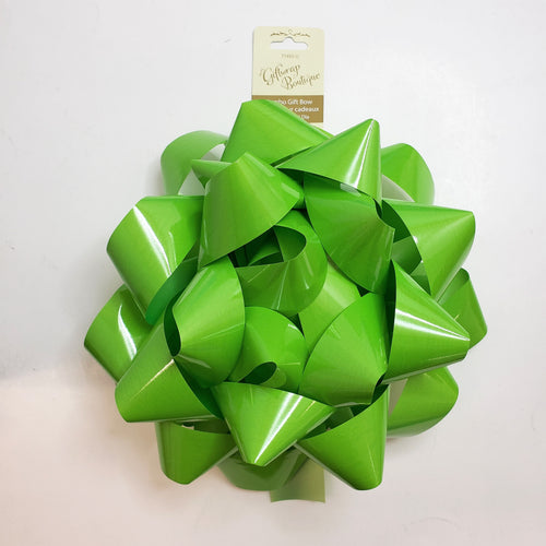 GIFT BOW STAR BOW JUMBO APPLE GREEN