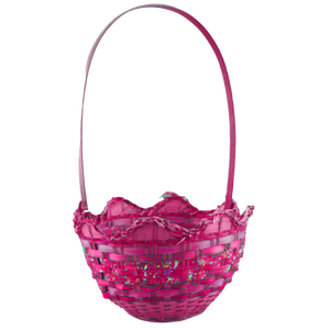 EASTER DECOR EGG SHAPED BASKET