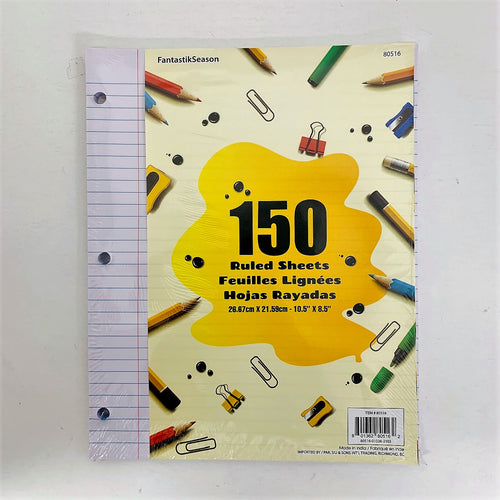 BTS 150 Sheets Lined Paper Refill