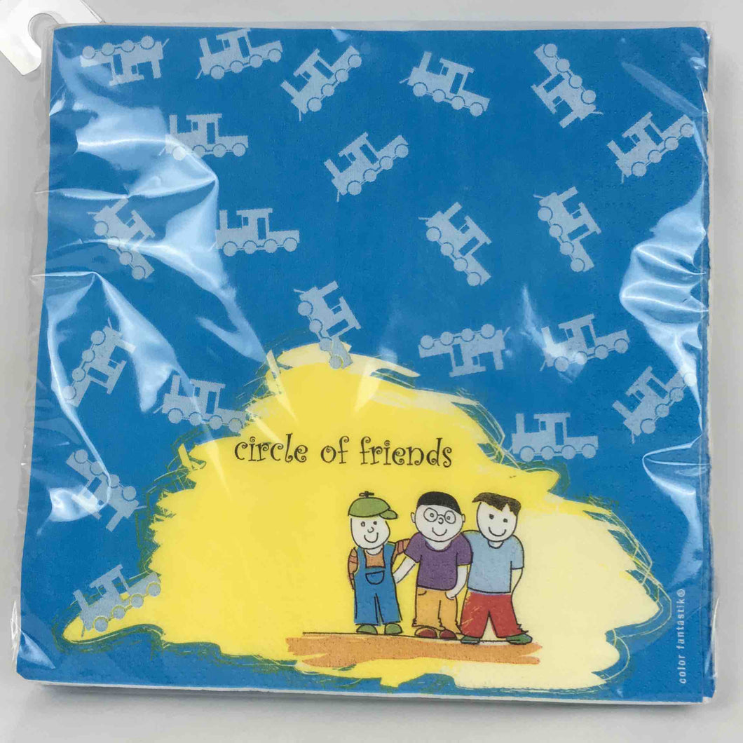 ENSEMBLE CIRCLE OF FRIENDS LUNCH NAPKINS 16pcs