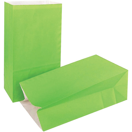 CONSUMABLE PAPER TREAT BAGS 10PCS APPLE GREEN