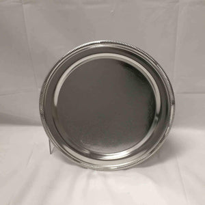 CATERING TIN CHROME PLATE MEDIUM ROUND